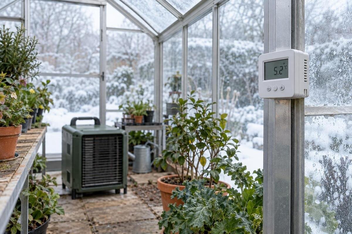 Så placerar du termostaten för växthusvärmen