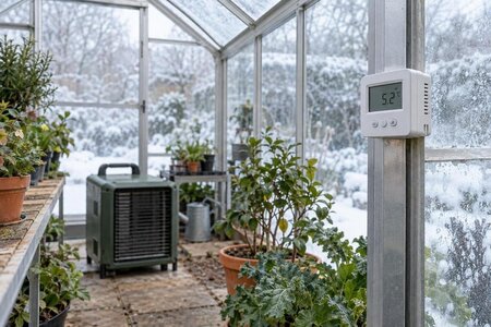Så placerar du termostaten för växthusvärmen