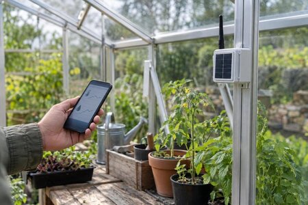 Håll koll på växthuset utan wifi: anslutningsalternativ
