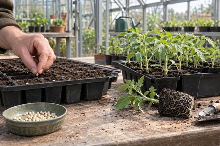 Direktså eller dra upp plantor för odling i växthuset?