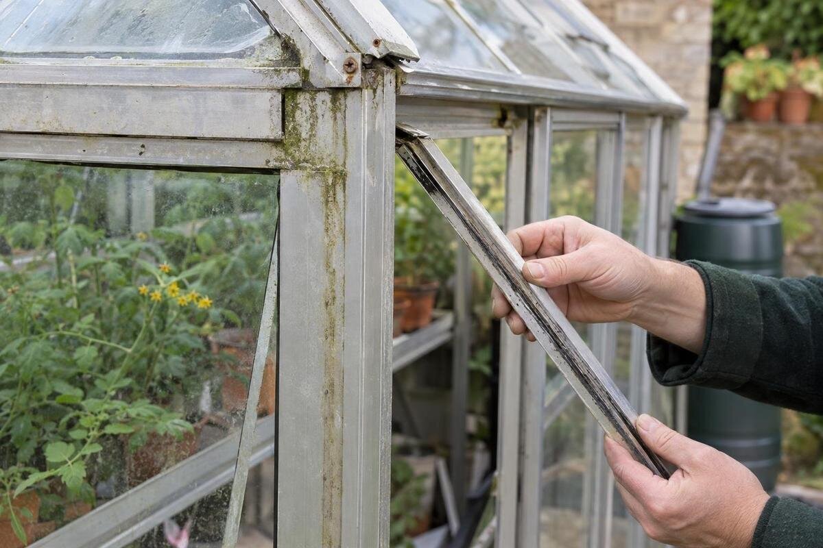 Renovera ett äldre aluminiumväxthus – vad är värt att behålla?