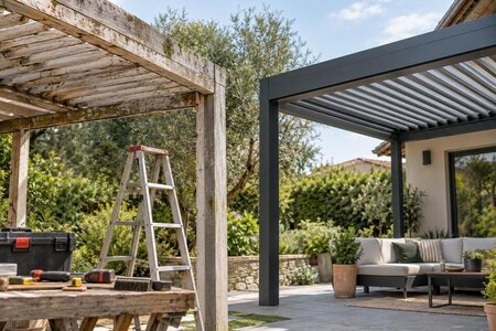 Reparera eller ersätta en äldre pergola? Checklista