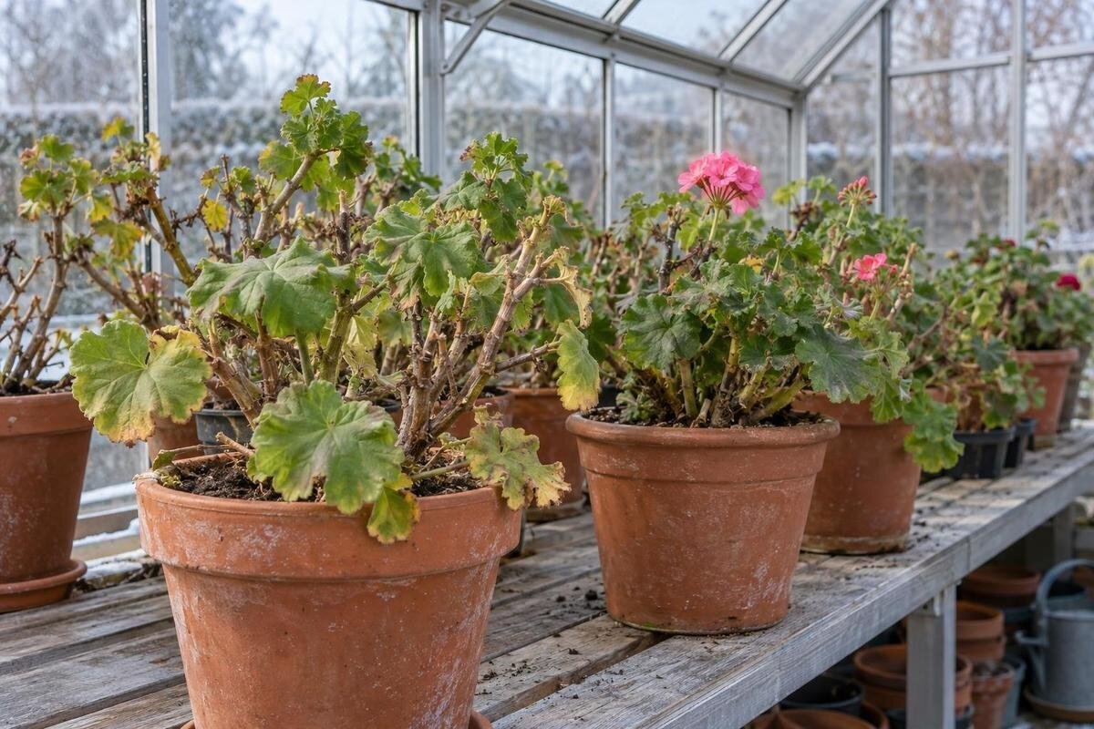 Övervintra pelargoner i växthus – välj rätt metod
