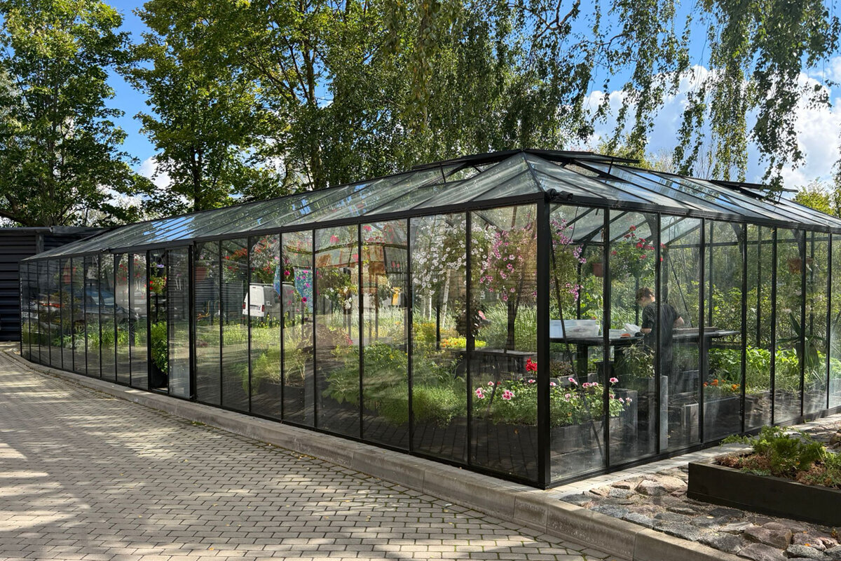 Växthus och orangerier för hotell och restaurang