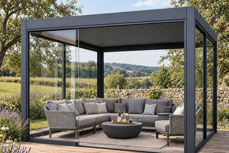 Så rengör och underhåller du en pergola i aluminium