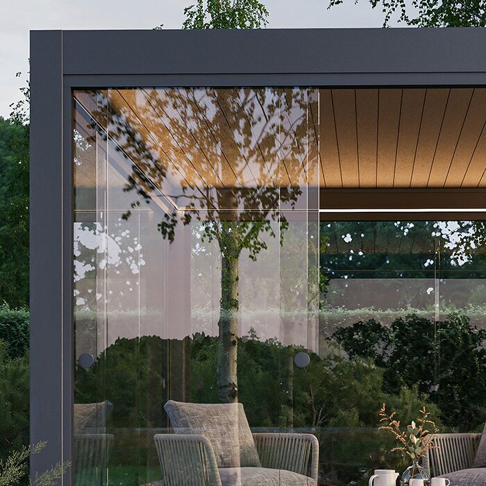Fönstershop bioklimatisk pergola